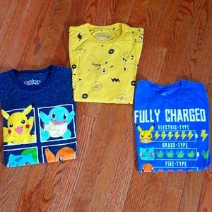 NWOT boys pokemon tshirts